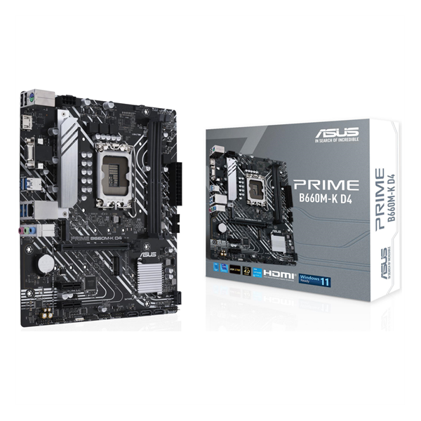 Asus PRIME B660M-K D4 Intel B660 LGA1700 mATX alaplap