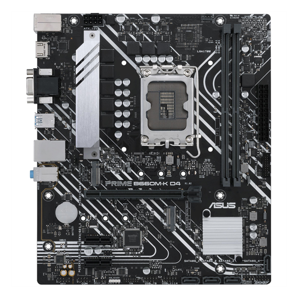Asus PRIME B660M-K D4 Intel B660 LGA1700 mATX alaplap