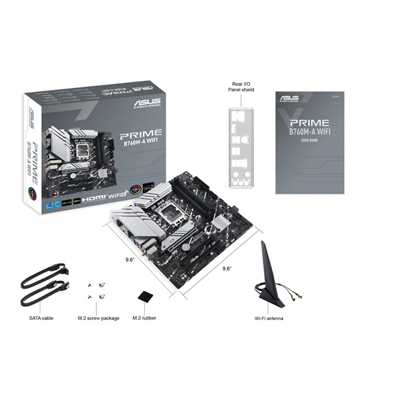 Asus PRIME B760M-A WIFI Intel B760 LGA1700 mATX alaplap