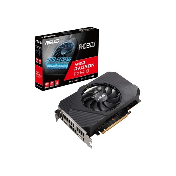 Asus Phoenix Radeon RX 6400 AMD 4GB GDDR6 64bit PCIe videókártya