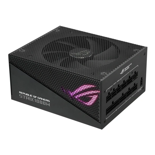 Asus ROG Strix 1000W 80+ Gold Aura Edition ventillátorral moduláris tápegység