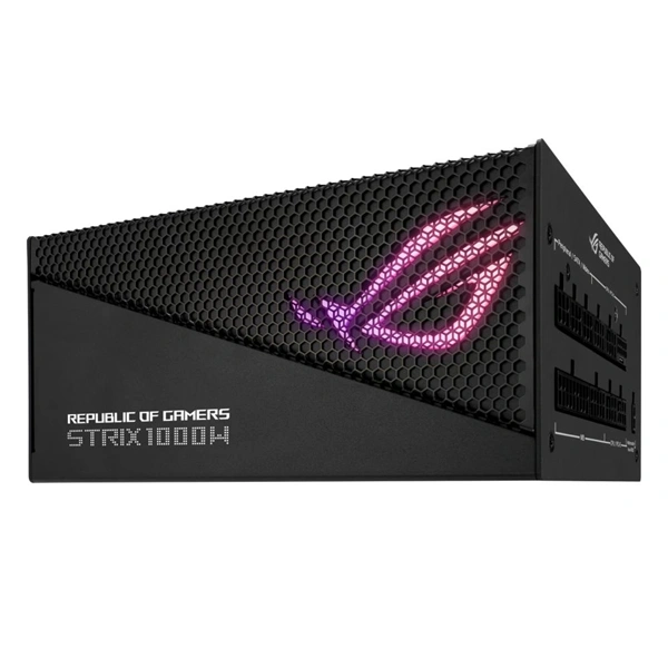 Asus ROG Strix 1000W 80+ Gold Aura Edition ventillátorral moduláris tápegység