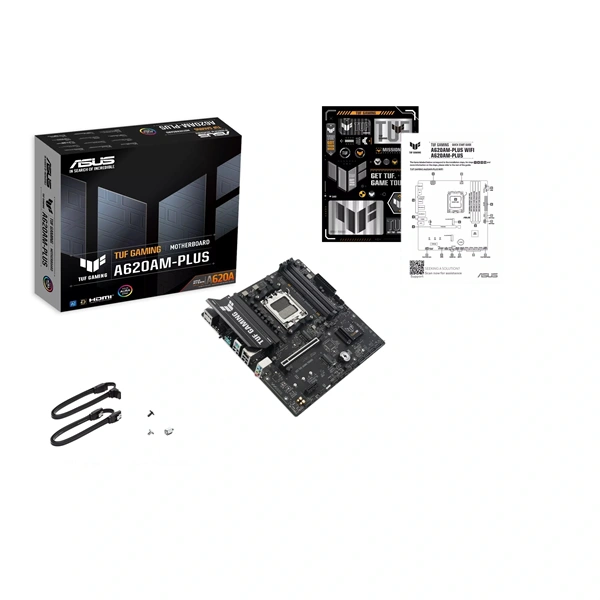 Asus TUF GAMING A620AM-PLUS AMD A620A AM5 mATX alaplap