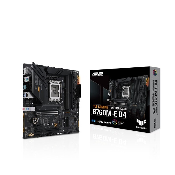 Asus TUF GAMING B760M-E D4 Intel B760 LGA1700 mATX alaplap