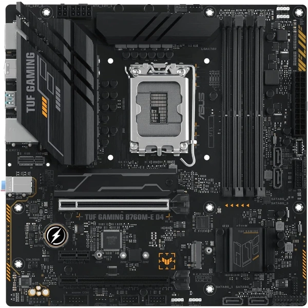 Asus TUF GAMING B760M-E D4 Intel B760 LGA1700 mATX alaplap