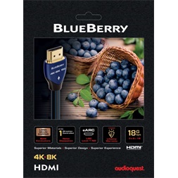 AudioQuest BlueBerry HDM18BLUE100 1m HDMI 2.1 kábel