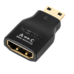 AudioQuest HDMADCA HDMI Type A dugó - Mini Type C aljzat aranyozott csatlakozós adapter