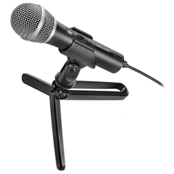 Audio-Technica ATR2100x-USB kondenzátor streaming/podcasting mikrofon (Újracsomagolt)