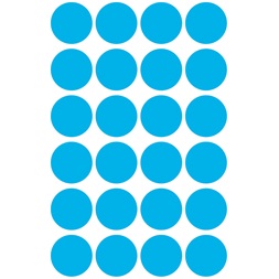 Avery 3005 18mm 96db-os kék jelölőpont