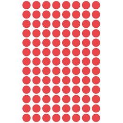 Avery 3010 8mm 416db-os piros jelölőpont