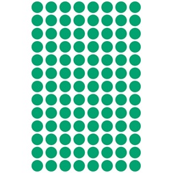 Avery 3012 8mm 416db-os zöld jelölőpont