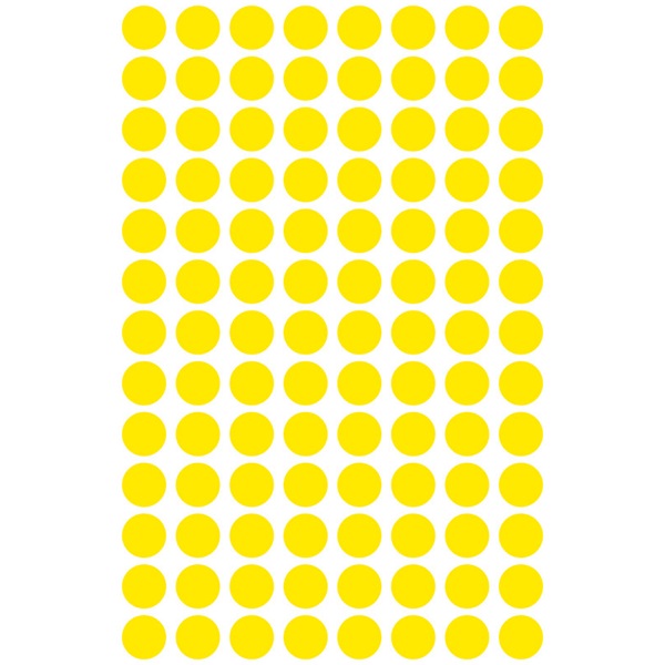 Avery 3013 8mm 416db-os sárga jelölőpont