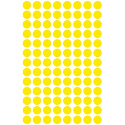 Avery 3013 8mm 416db-os sárga jelölőpont