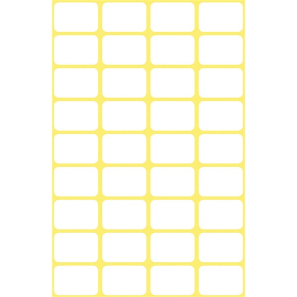 Avery 3042 18x12mm univerzális 216db-os fehér etikett