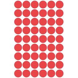 Avery 3141 12mm 270db-os piros jelölőpont