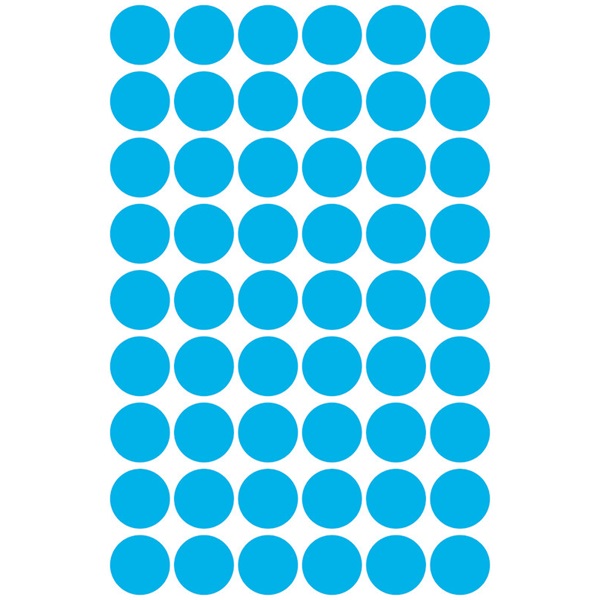 Avery 3142 12mm 270db-os kék jelölőpont