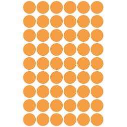 Avery 3148 12mm 270db-os világosnarancs jelölőpont