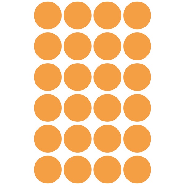 Avery 3173 18mm 96db-os neonnarancs jelölőpont