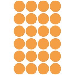 Avery 3173 18mm 96db-os neonnarancs jelölőpont