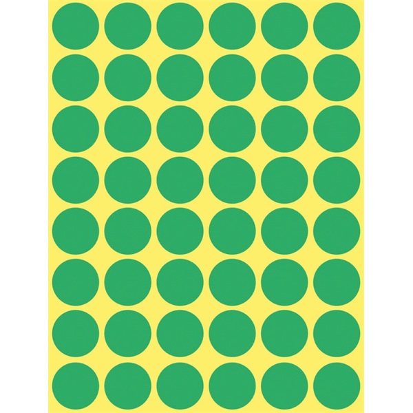 Avery 3376 18mm 1056db-os zöld jelölőpont