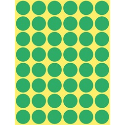 Avery 3376 18mm 1056db-os zöld jelölőpont