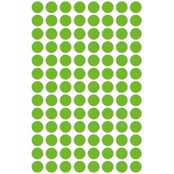 Avery 3592 8mm visszaszedhető 416db-os fűzöld jelölőpont