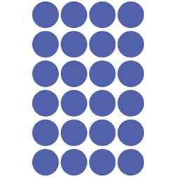 Avery 3596 18mm visszaszedhető 96db-os indigókék jelölőpont