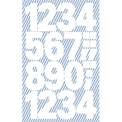 Avery 3787 100pt időjárásálló számok fehér matrica