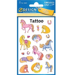 Avery 56681 1ív lovas csillámtetoválástetoválás