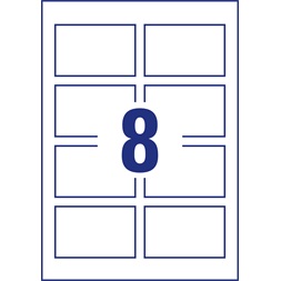 Avery C32015-10 84x54mm 80db-os matt fehér névjegykártya