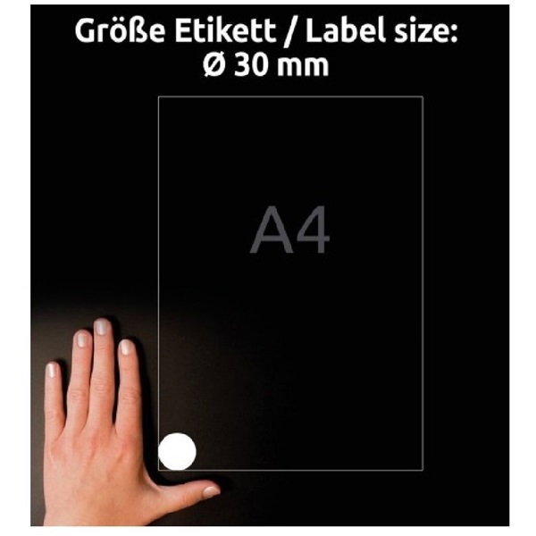 Avery L4716-20 30 mm időjárásálló 960 db-os köretikett