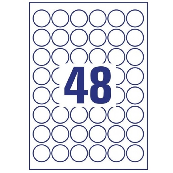 Avery L4716-20 30 mm időjárásálló 960 db-os köretikett