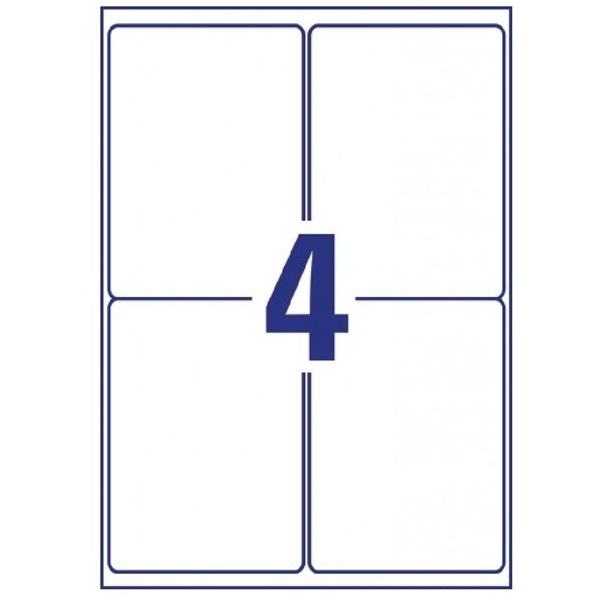 Avery L7915-10 99,1x139 mm ultra ellenálló 40 db-os etikett