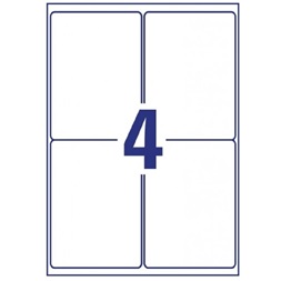 Avery L7915-10 99,1x139 mm ultra ellenálló 40 db-os etikett