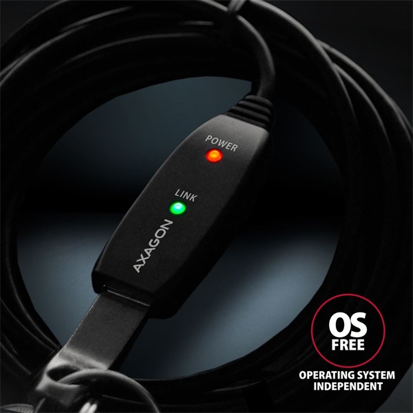 Axagon ADR-207 7,5m USB repeater kábel