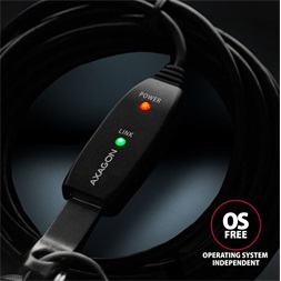 Axagon ADR-207 7,5m USB repeater kábel