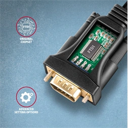 Axagon ADS-1PQN USB - soros aktív adapter kábel