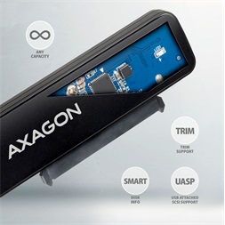 Axagon ADSA-FP2C Slim Adapter Pro USB-C 5GBPS 2,5" SSD/HDD adapter