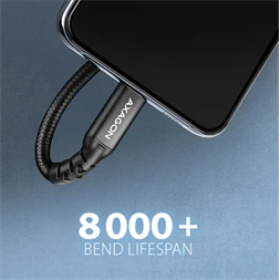 Axagon BUCM32-CF15AB 1,5m USB C fekete hosszabbító kábel