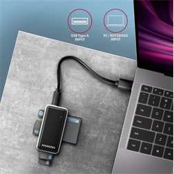 Axagon CRE-X1 USB 2.0 SD/microSD/MS/CF/XD kártyaolvasó