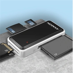 Axagon CRE-X1 USB 2.0 SD/microSD/MS/CF/XD kártyaolvasó