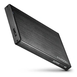 Axagon EE25-XA6 USB 3.0 fekete külső alumínium HDD/SSD ház