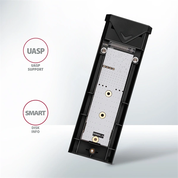 Axagon EEM2-UG2 USB-C 3.2 NVME M2 fekete ház