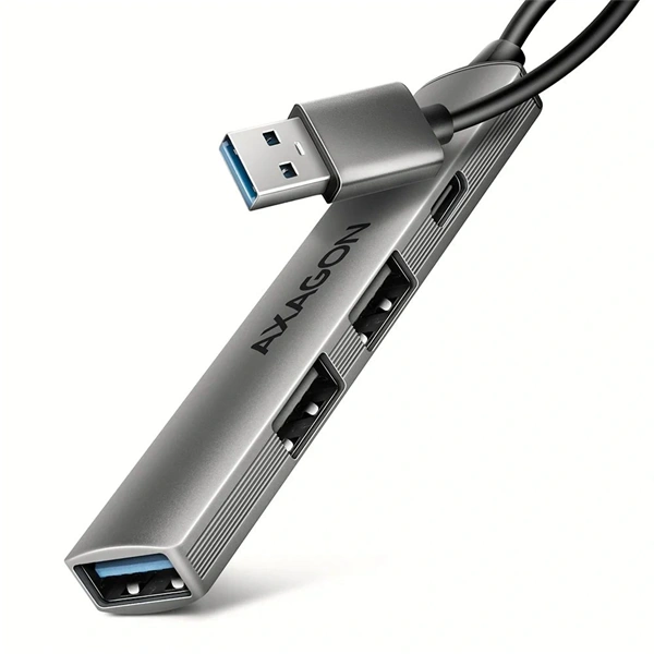 Axagon HUE-STA ALU STRIP USB-A 4 port hub