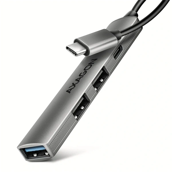 Axagon HUE-STC ALU STRIP USB-C 4 port hub