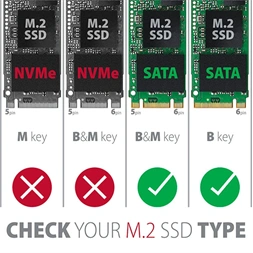 Axagon RSS-M2SD 2,5" SATA M.2 adapter