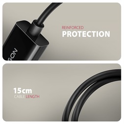 Axagon RVD-HI20N 4K/60Hz DisplayPort - HDMI 2.0 adapter