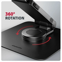 Axagon STND-LRB állvány 360°-os forgatással laptopokhoz és táblagépekhez