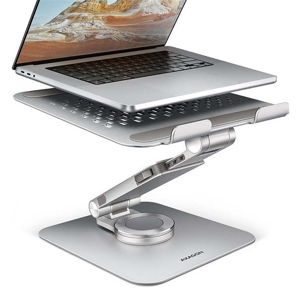 Axagon STND-LR ALU HQ 10"-17,3" laptop állvány