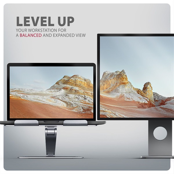 Axagon STND-LQ ALU HQ 10-16" laptop állvány